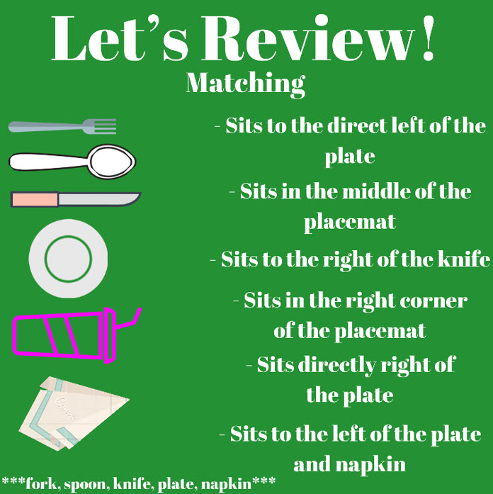 Setting Your Table for Fun